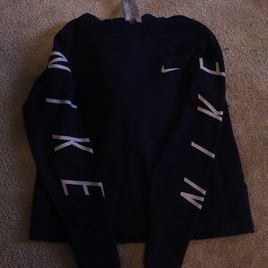 Dark blue long sleeve nike sweater